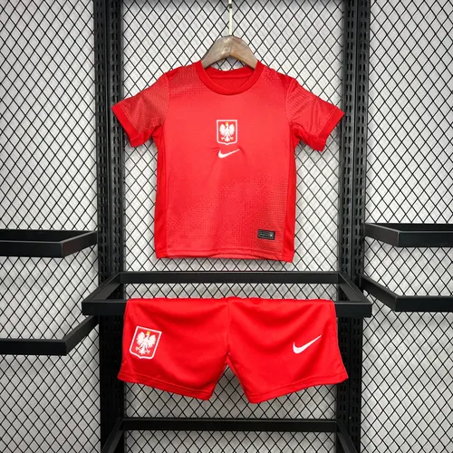 2024-2025 Poland Away Football Shirt  Kids Size