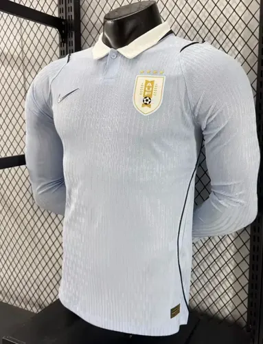 Camisa de Futebol Manga Longa Versão Jogador Uruguai Casa 2026  — view 5