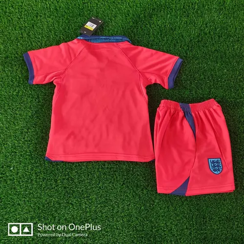 2022 FIFA World Cup England Auswärts Fußballtrikot Kindergröße — view 2