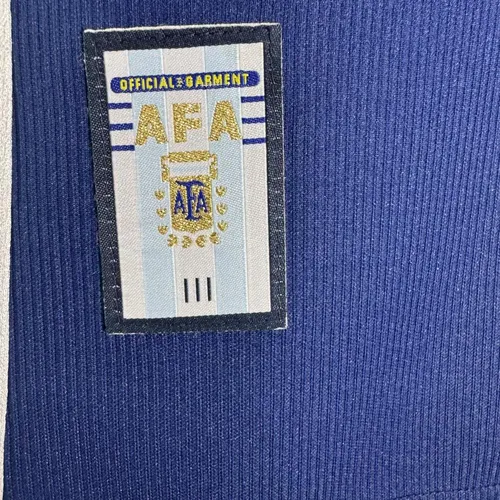 Maillot de football rétro extérieur Argentine 1998 lande — view 8