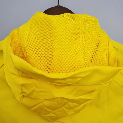 2023/2024 Al-Nassr Windbreaker Navy blue and yellow Soccer Jersey  — view 3