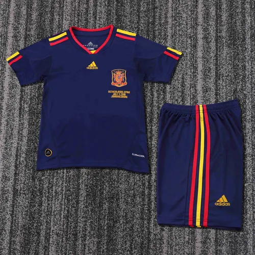 Maillot de football extérieur rétro Espagne 2010   taille enfant — view 1