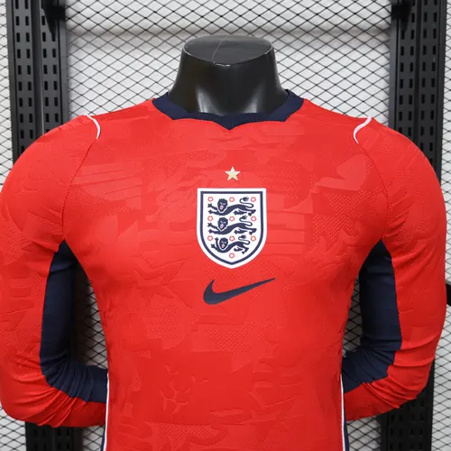 Camisa de Futebol Manga Longa Fora Inglaterra 2026 Versão Jogador AAA qualidade fã — view 3