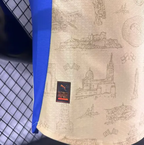 Camisa de Futebol Olympique de Marseille Fourth Away Versão Jogador 2025/2026  — view 7