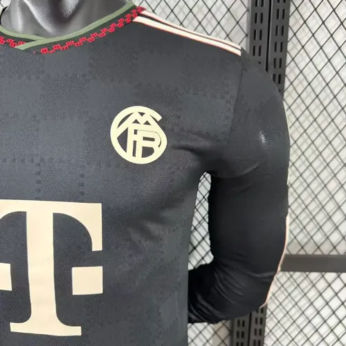 2025/2026 Long Sleeves Player Version Bayern Munich Third Away Football Shirt  — view 5
