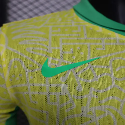 2024 Player Version Long Sleeve Brazil Home Football Shirt  — view 4