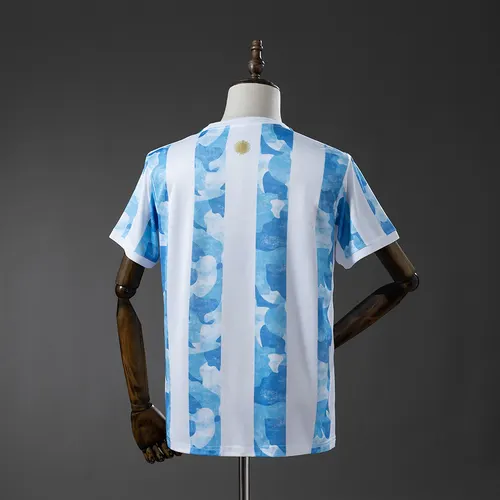 Camisa de Futebol Retro 2021 Argentina Home AAA qualidade fã — view 2