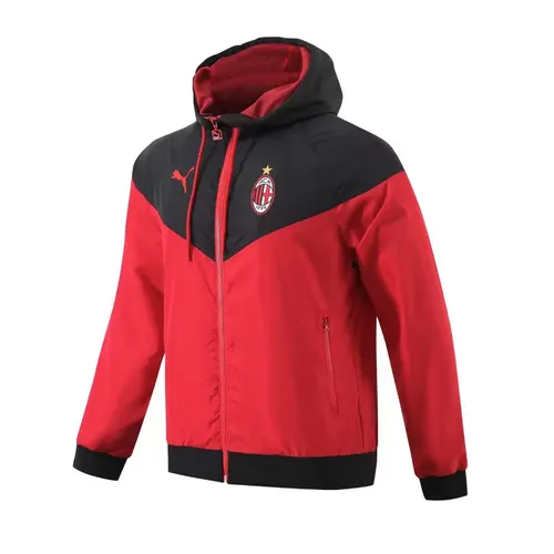 2023 AC Milan Windbreaker Rot Fußballtrikot  Kindergröße — view 2