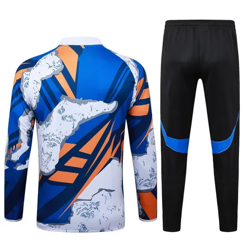 2025/2026 Real Madrid Camouflage Inkjet Half-Pull Training Suit Football Shirt  Set — view 2