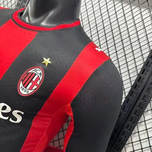 Maillot Domicile Football Manches Longues Version Joueur 2026/2027 AC Milan   — view 9