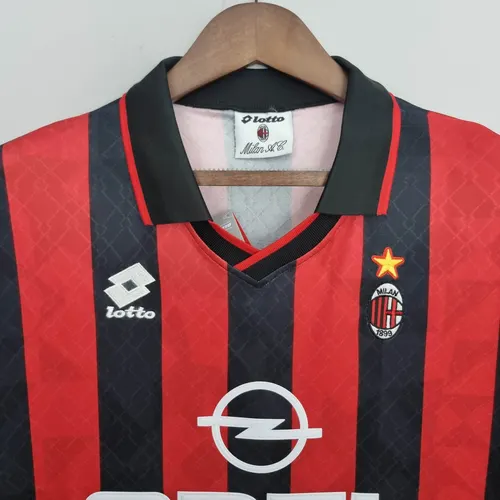 1995/1996 Retro AC Milan Home Football Shirt  — view 3