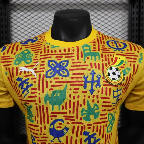 2025/2026 Spielerversion Ghana Nationalmannschaft Trainingskleidung Fußballtrikot  — view 3