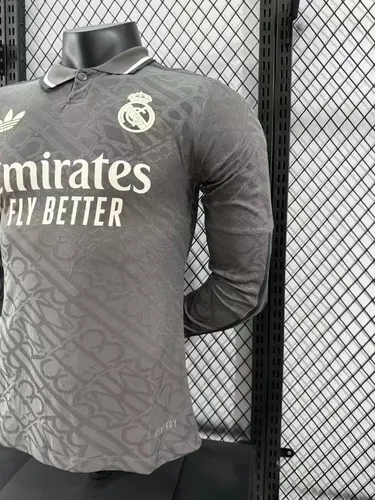 2024/2025 Versão Jogador Camisa Terceira Fora Manga Longa Real Madrid  — view 7