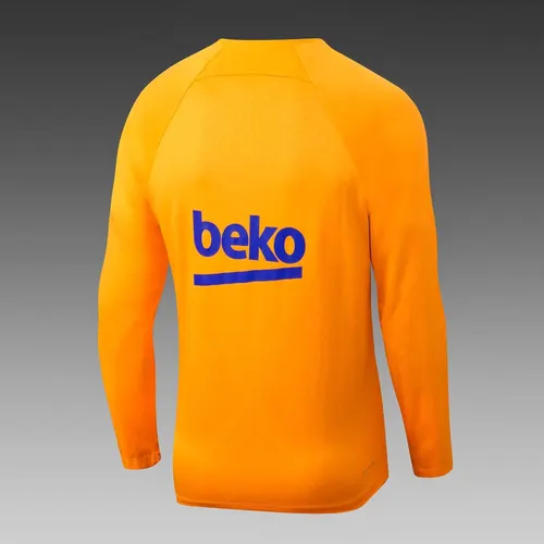 2022/2023 Barcelona Media Cremallera Chándal Amarillo Camiseta Set — view 4