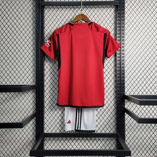 2023/2024 Manchester United Heimtrikot  Kindergröße — view 2