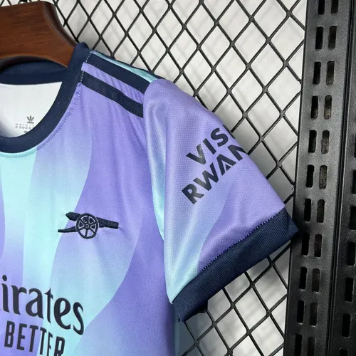 2024/2025 Arsenal Drittauswärts Fußballtrikot AAA fan-gradät Kindergröße — view 5