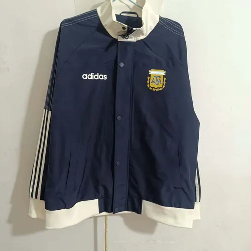 2025 Argentinien Windbreaker Marineblau Fußballtrikot AAA Fan-Qualität — view 1