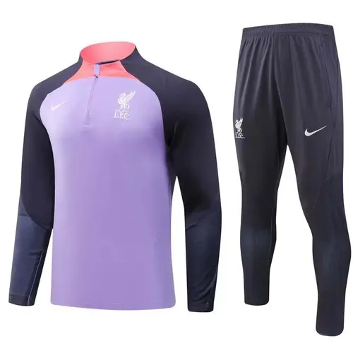 Chándal de Entrenamiento Media Cremallera Liverpool 2023 Púrpura Camiseta  Set — view 1