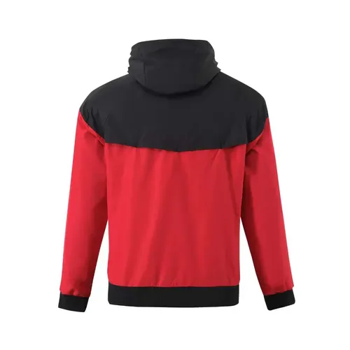 2023 AC Milan Windbreaker Red Football Shirt  Kids Size — view 2