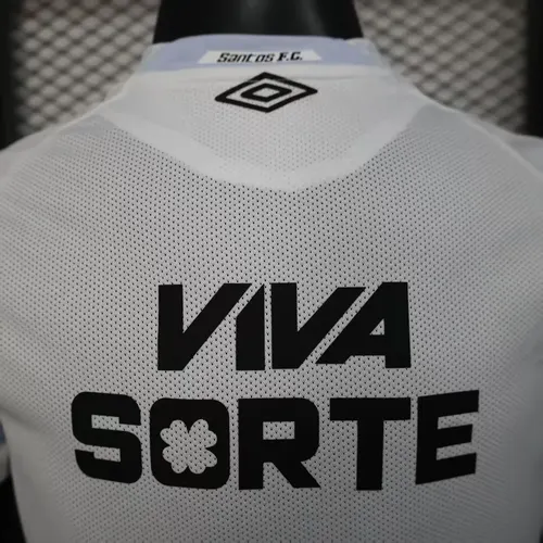 2025/2026 Spielerversion Santos Sonderausgabe Weiß Fußballtrikot AAA fan-gradät — view 6