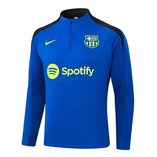 2024/2025 Chándal de Entrenamiento Media Cremallera Barcelona Azul Negro — view 3