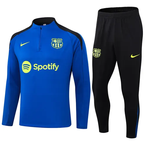 2024/2025 Chándal de Entrenamiento Media Cremallera Barcelona Azul Negro — view 1