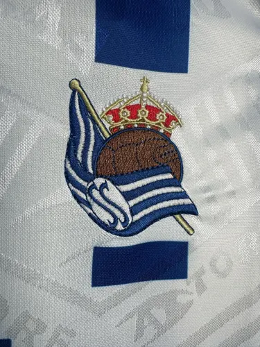 1994-1995 Retro Real Sociedad Heim Fußballtrikot AAA fan-gradät — view 5