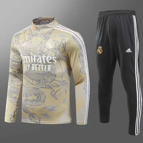 Chándal de Entrenamiento Media Cremallera Edición Especial Real Madrid Amarillo 2023/2024 Set — view 1