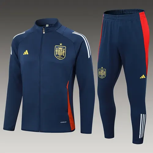 2024-2025 西班牙半拉训练服皇家蓝足球球衣套装 — view 1