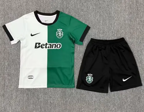 2025/2026 قميص كرة قدم Sporting Lisbon إصدار خاص جودة تايلاندية مقاس أطفال — view 1