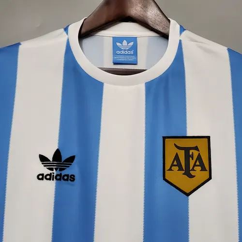 1978 Retrô Camisa da Seleção Argentina Casa — view 3
