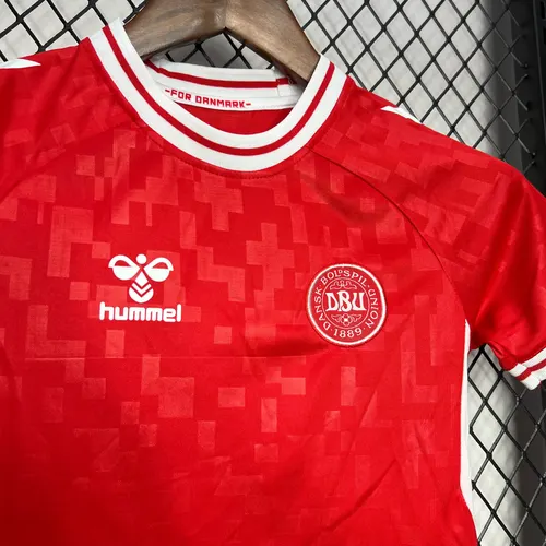 2024-2025 Camisa Casa Seleção Dinamarca  Tamanho Infantil — view 5