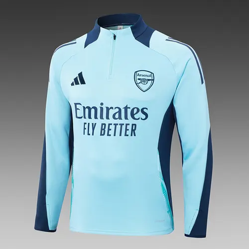 Conjunto de Entrenamiento Semivuelo Arsenal Azul Bebé 2024/2025 Calidad Thai — view 3