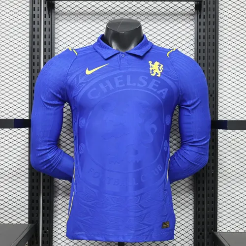 2026/2027 Long Sleeve Player Version Chelsea Home Football Jersey  