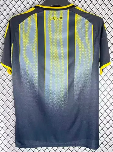 2026 Seleção da Argélia Conjunto de Treino Preto Camisa de Futebol  — view 2