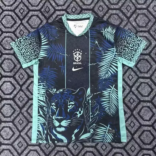 2025/2026 Brazil Special Edition Bleu Guépard Football Shirt  — view 1