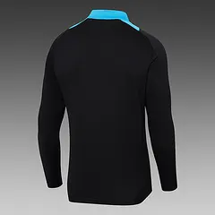 2024-2025 Argentinien Halb-Reißverschluss Trainingsanzug Schwarz Trikot Set — view 4
