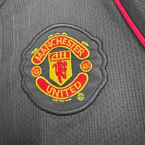 2007/2008 Retro Long Sleeve Manchester United Third Away Football Shirt  Kids Size — view 4