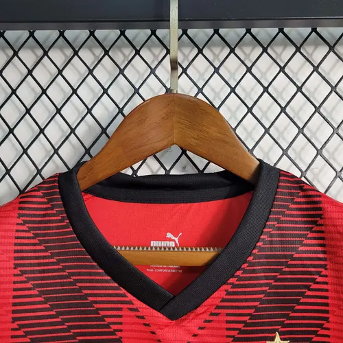 Tamanho Infantil 2023/2024 AC Milan Camisa de Futebol Casa  — view 5
