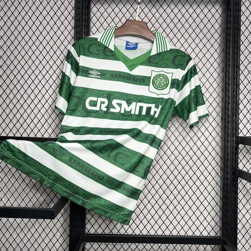 1995/1997 Retro Celtic Heim Fußballtrikot  — view 3