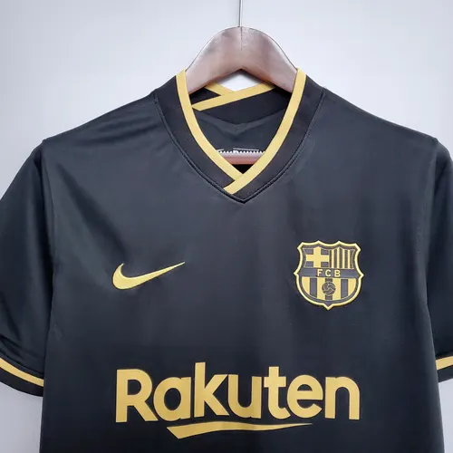 قميص كرة قدم برشلونة الضيف 2020/2021 جودة تايلاندية — view 3