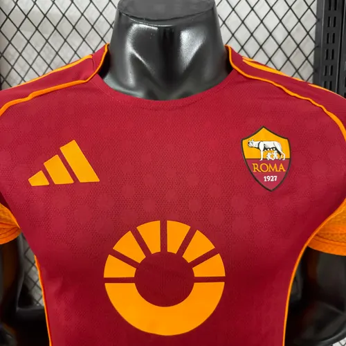 2025/2026 Spielerversion Roma Heim Fußballtrikot  — view 3