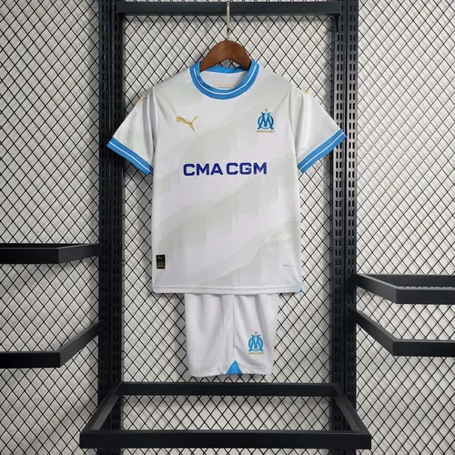 2023/2024 Olympique de Marseille Camiseta Local Calidad Thai Talla Infantil — view 1