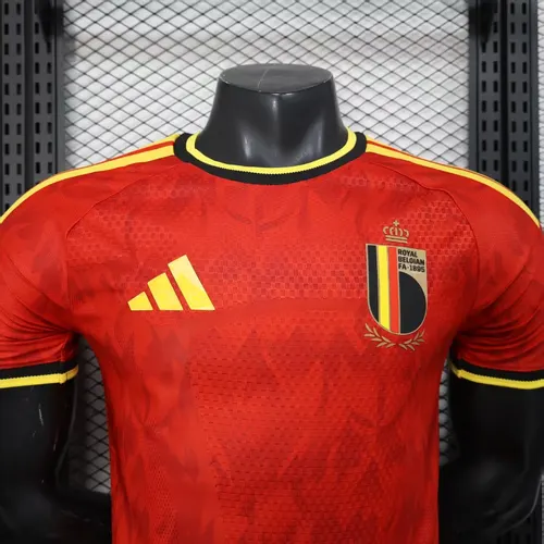 2026 Player Version Belgium National Team Home Football Shirt   — view 3