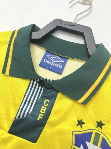 1991-1993 Retro Brazil Home Soccer Jersey  — view 3