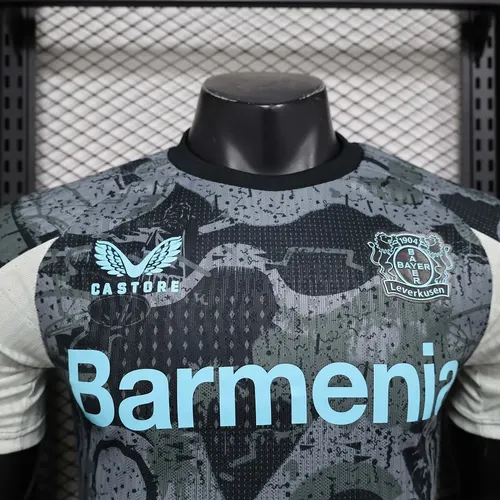 قميص Bayer Leverkusen الثالث خارج الأرض إصدار لاعب موسم 2024/2025 جودة تايلاندية — view 3