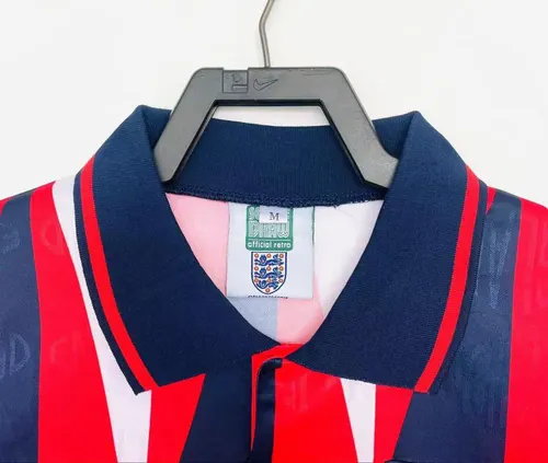 1992 Retro England Away Soccer Jersey  — view 3