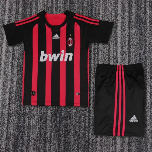 2008-2009 Retro AC Mailand Heim Fußballtrikot  Kindergröße — view 1