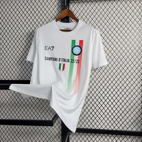 2023/2024 Napoli Camiseta Fútbol Edición Conmemorativa Blanca 2021/2022  — view 3