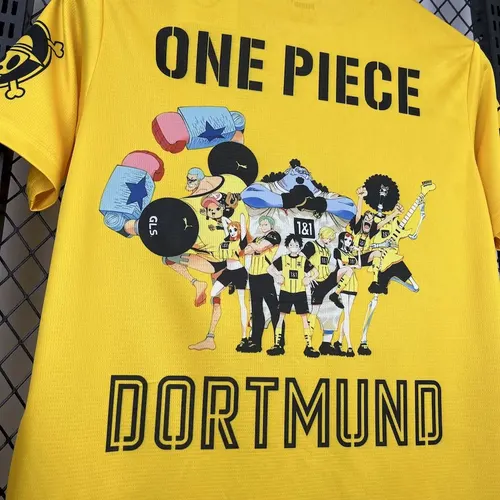 2025/2026 Dortmund One Piece Collaboration Edition Football Shirt   — view 4